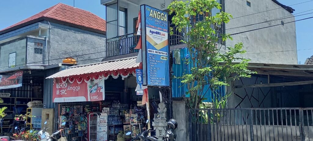 Agen BRILink Toko Angga di Kecamatan Negara sejak 10 tahun.